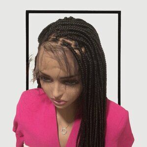 Box Braid Lace Frontal Wig